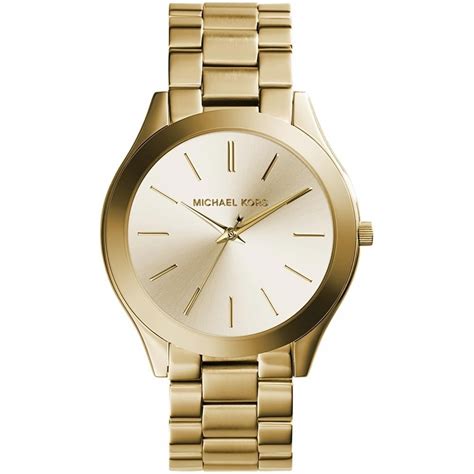 michael kors mk7230|michael kors slim runway gold.